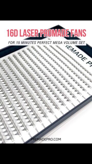 ✨ Perfect mega volume sets in just 15 minutes? Yes, it’s possible! 💨
Our 16D Laser Promade Fans are designed with Laser Base Technology, making attachment effortless and seamless. Each fan has a ultra-slim, laser-groove base that grips better - so you spend less time fixing, more time creating. 💎
The result? A full, fluffy mega set in record time ⏱️ with longer retention your clients will love.
💌 DM us to try free samples and see how 15 minutes can change your lash game.
_______________________________________
𝗣𝗿𝗲𝗺𝗮𝗱𝗲 𝗣𝗿𝗼𝗳𝗲𝘀𝘀𝗶𝗼𝗻𝗮𝗹 - 𝗹𝗮𝘀𝗵 𝗺𝗮𝗻𝘂𝗳𝗮𝗰𝘁𝘂𝗿𝗲𝗿 𝗶𝗻 𝗩𝗶𝗲𝘁𝗻𝗮𝗺
𝑻𝑨𝑲𝑰𝑵𝑮 𝒀𝑶𝑼𝑹 𝑩𝑹𝑨𝑵𝑫 𝑻𝑶 𝑻𝑯𝑬 𝑵𝑬𝑿𝑻 𝑳𝑬𝑽𝑬𝑳
𝗪𝗵𝗮𝘁𝘀𝗔𝗽𝗽: +84 96 607 2813
#premadefans #promadefans #LashFactory #LashExtensions #LashSupplier #lashtechsupplies #lashsupply #lashsupplies #lashwholesale #lashmanufacturer #lashextensionsupplies #lashdistributor #lashvendorswholesale #lashtips #laserpremadefans #laserpromadefans #laserlashes #gluefreefans
#PremadePro #megavolume #volumelashes
