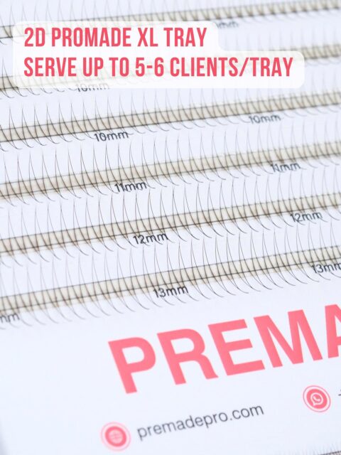 XL Mini Tray – 20 Lines 📦
📏 Compact size, easy to store & save shipping cost
✨ 1,200 pcs of 2D fans per tray
👁️ One tray serves up to 5–6 clients
⚡ Faster application, save valuable time
💰 Ultra cost-effective - lower cost, higher efficiency
The smart choice for high-efficiency lash work.
_______________________________________
𝗣𝗿𝗲𝗺𝗮𝗱𝗲 𝗣𝗿𝗼𝗳𝗲𝘀𝘀𝗶𝗼𝗻𝗮𝗹 - 𝗹𝗮𝘀𝗵 𝗺𝗮𝗻𝘂𝗳𝗮𝗰𝘁𝘂𝗿𝗲𝗿 𝗶𝗻 𝗩𝗶𝗲𝘁𝗻𝗮𝗺
𝑻𝑨𝑲𝑰𝑵𝑮 𝒀𝑶𝑼𝑹 𝑩𝑹𝑨𝑵𝑫 𝑻𝑶 𝑻𝑯𝑬 𝑵𝑬𝑿𝑻 𝑳𝑬𝑽𝑬𝑳
𝗪𝗵𝗮𝘁𝘀𝗔𝗽𝗽: +84 96 607 2813
#premadefans #promadefans #LashFactory